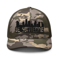 Camouflage trucker hat