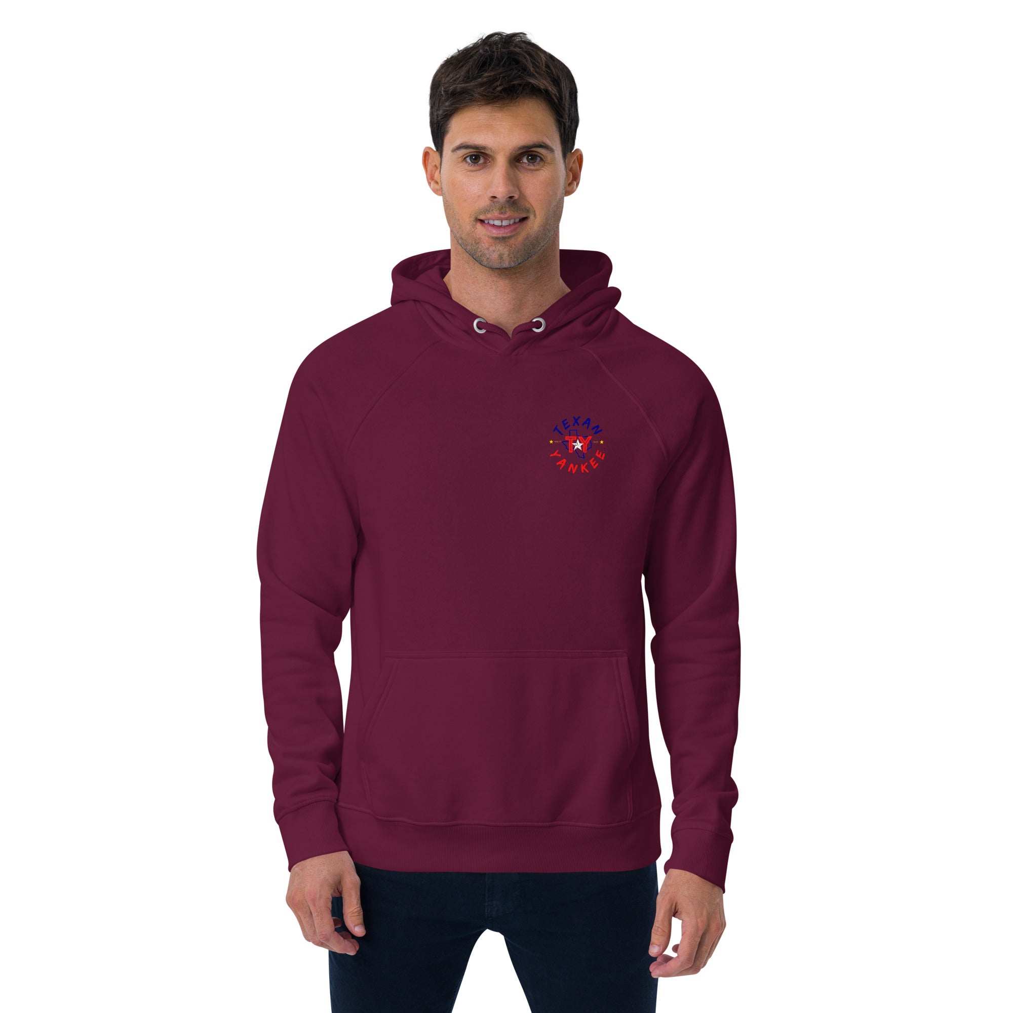 Most Likely to Secede Unisex eco raglan hoodie