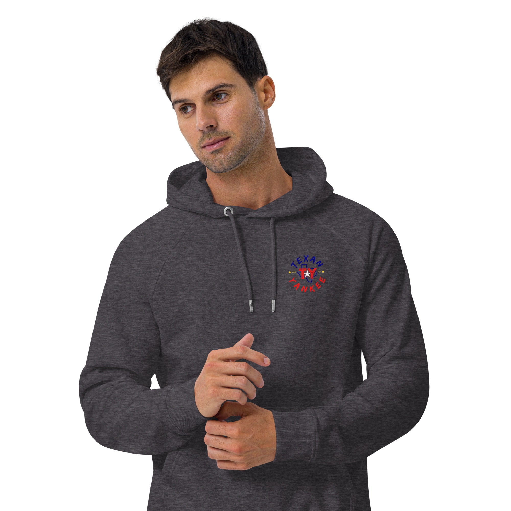 Most Likely to Secede Unisex eco raglan hoodie