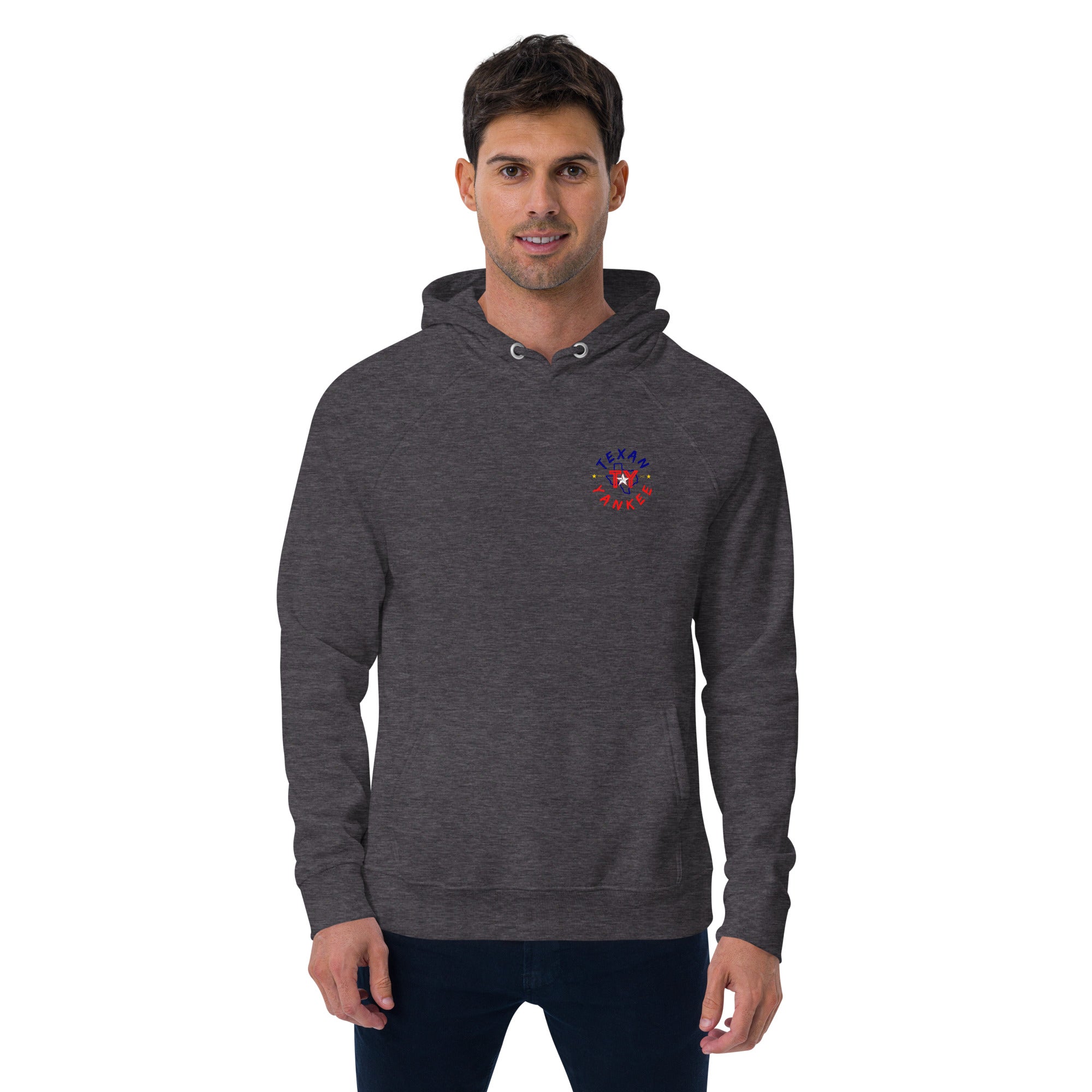Most Likely to Secede Unisex eco raglan hoodie