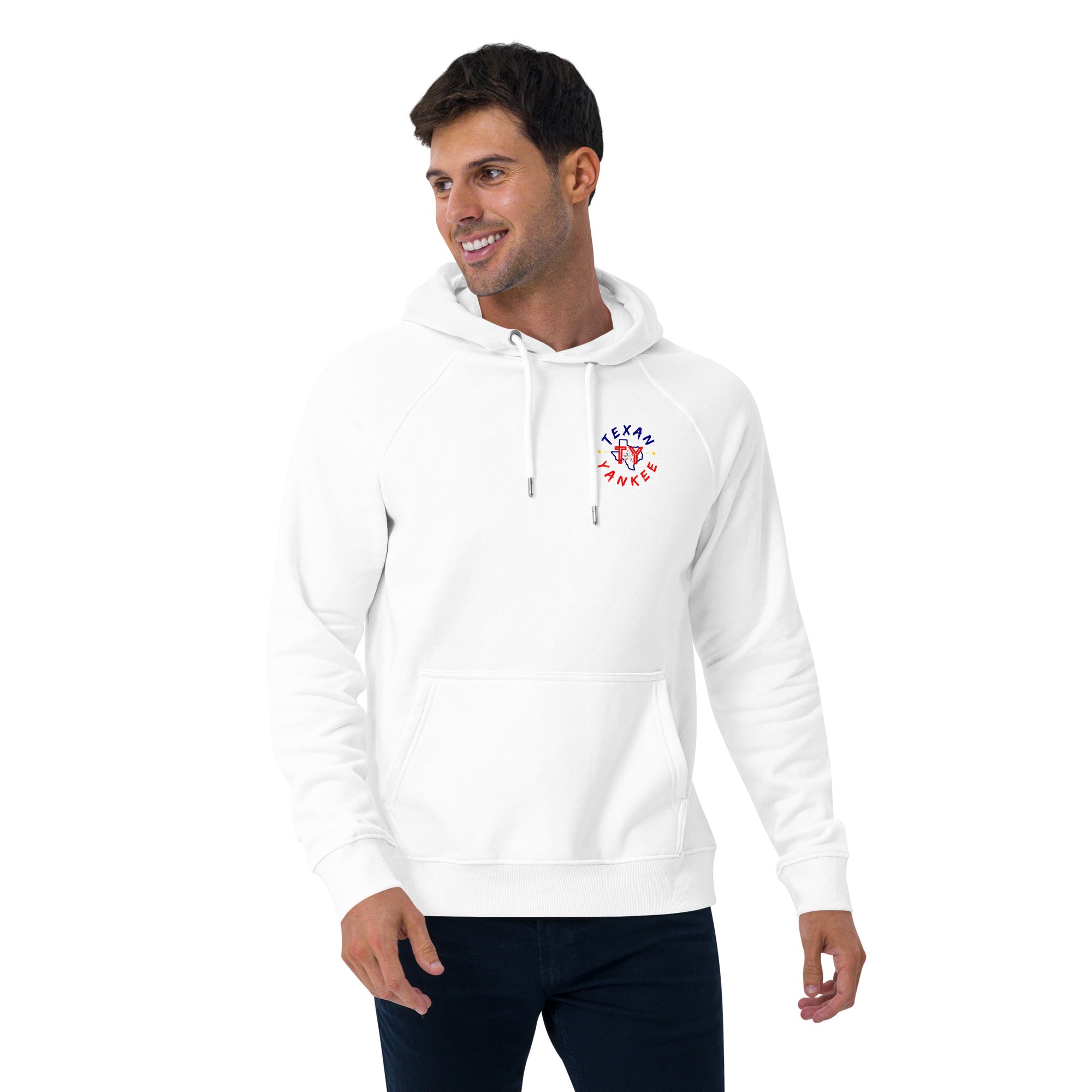Most Likely to Secede Unisex eco raglan hoodie