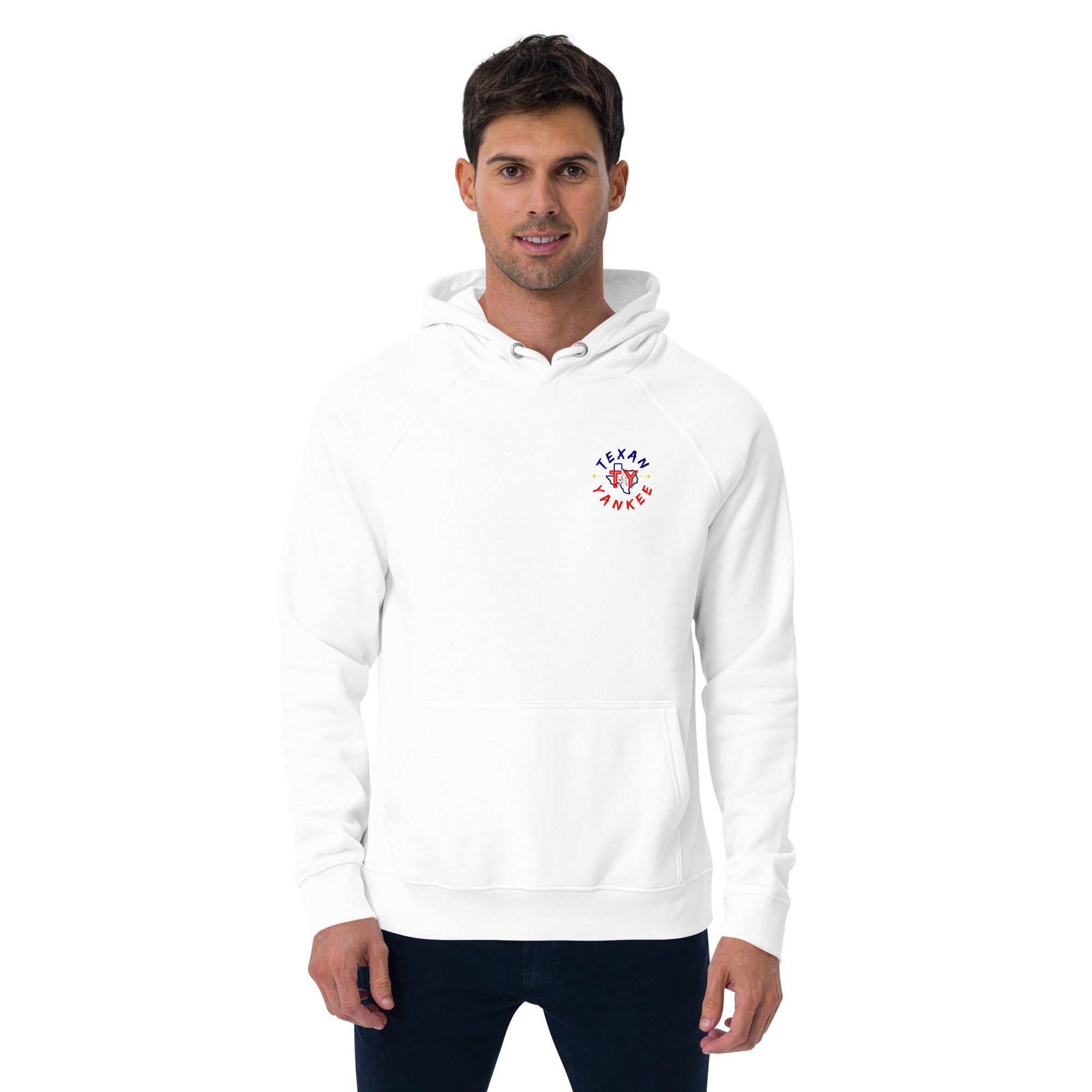 Most Likely to Secede Unisex eco raglan hoodie