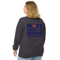 Most Likely To Secede Unisex organic raglan sweatshirt