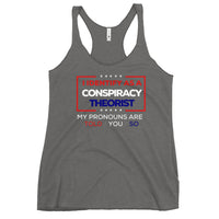 Conspiracy Theorist Women's Racerback Tank