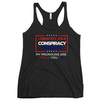 Conspiracy Theorist Women's Racerback Tank