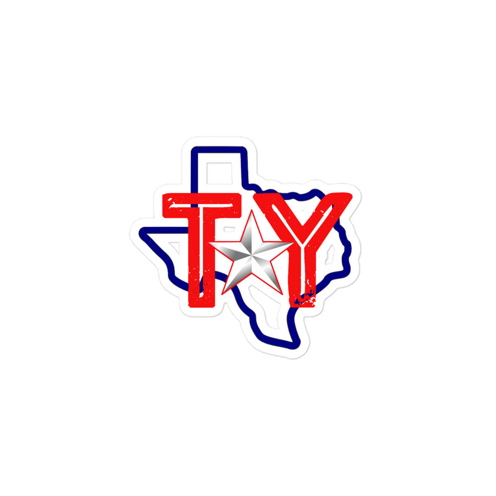 TY State Bubble-free stickers