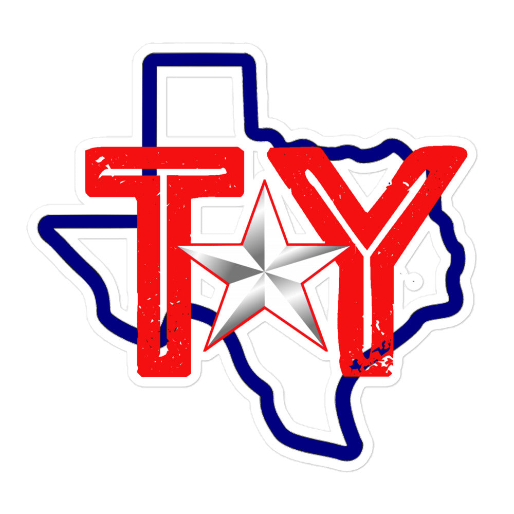 TY State Bubble-free stickers