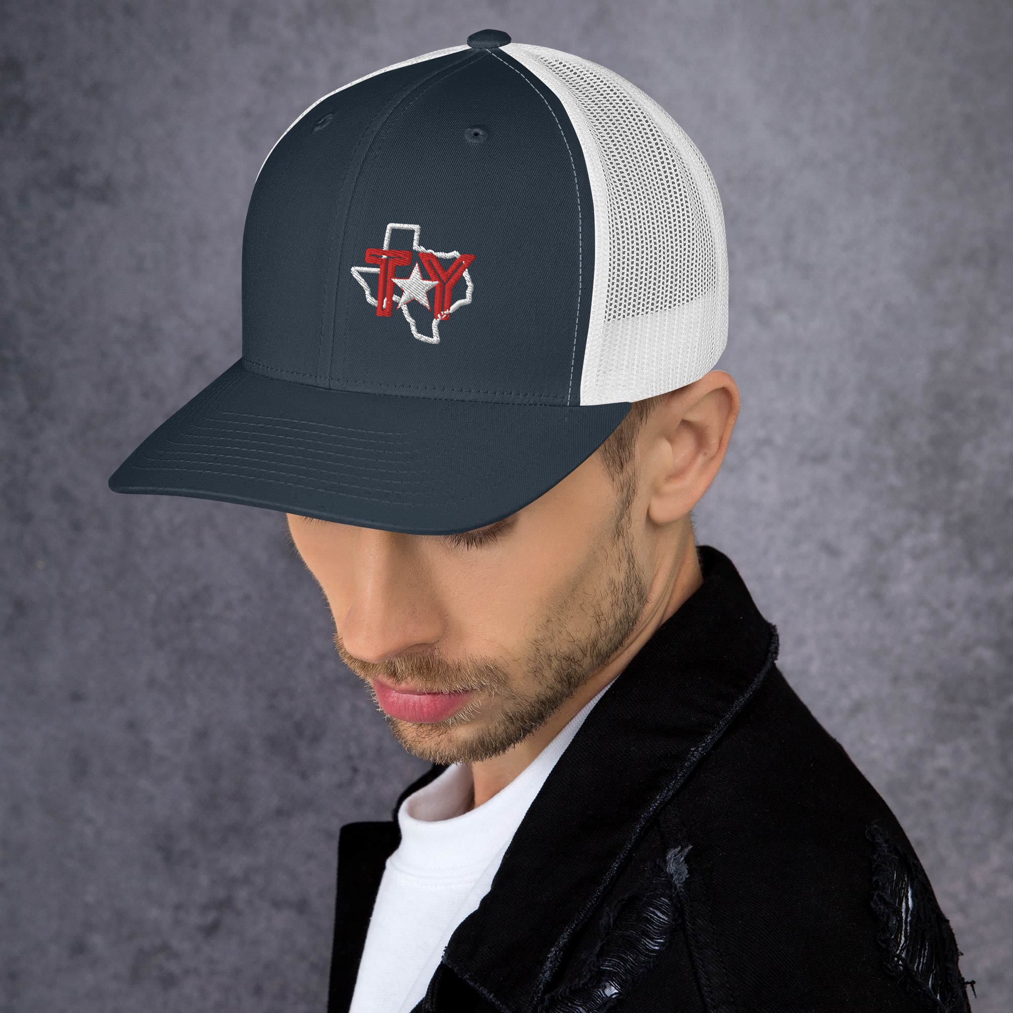 TY State Trucker Cap Navy/White
