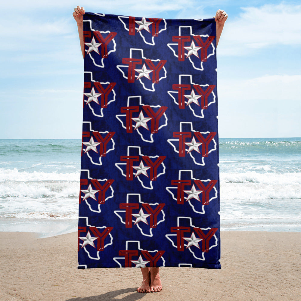 TY Blue Freedom Towel