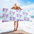 TY Purple Teal State Towel