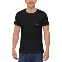 TY Veteran Flag Unisex Pocket T-Shirt