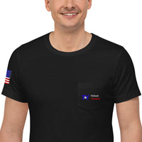 TY Veteran Flag Unisex Pocket T-Shirt