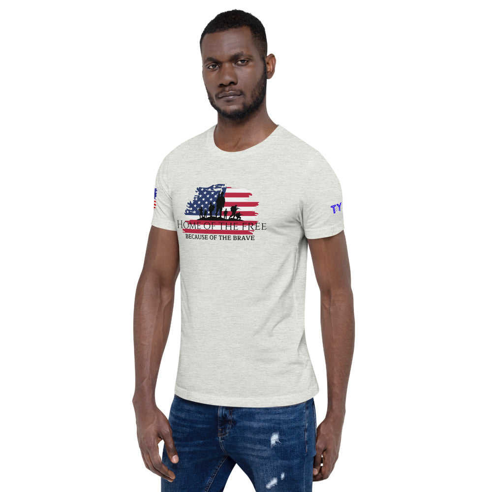 Land of the Free Short-sleeve unisex t-shirt