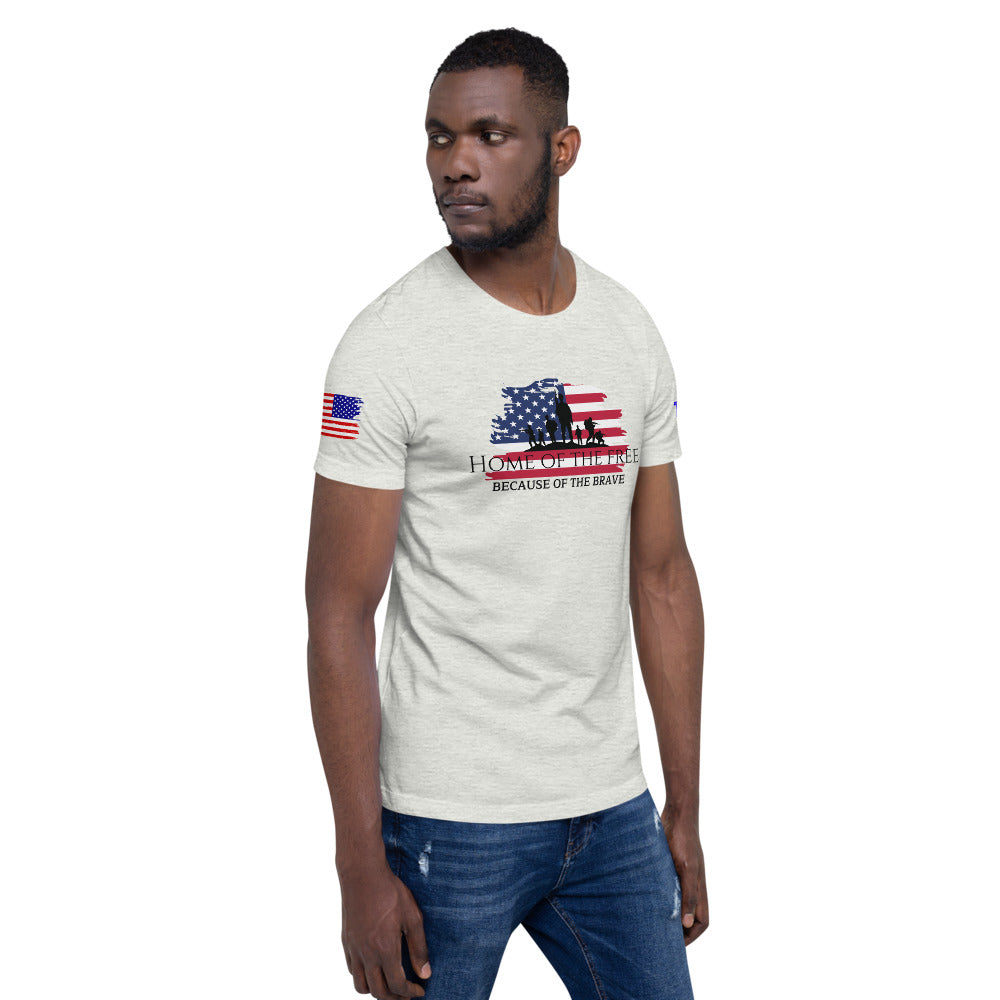 Land of the Free Short-sleeve unisex t-shirt