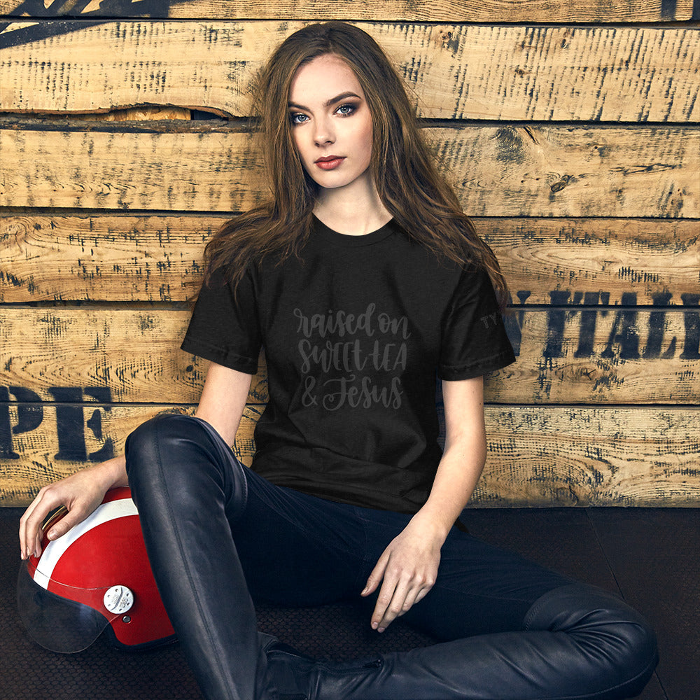 Sweet Tea & Jesus Short-Sleeve Unisex T-Shirt