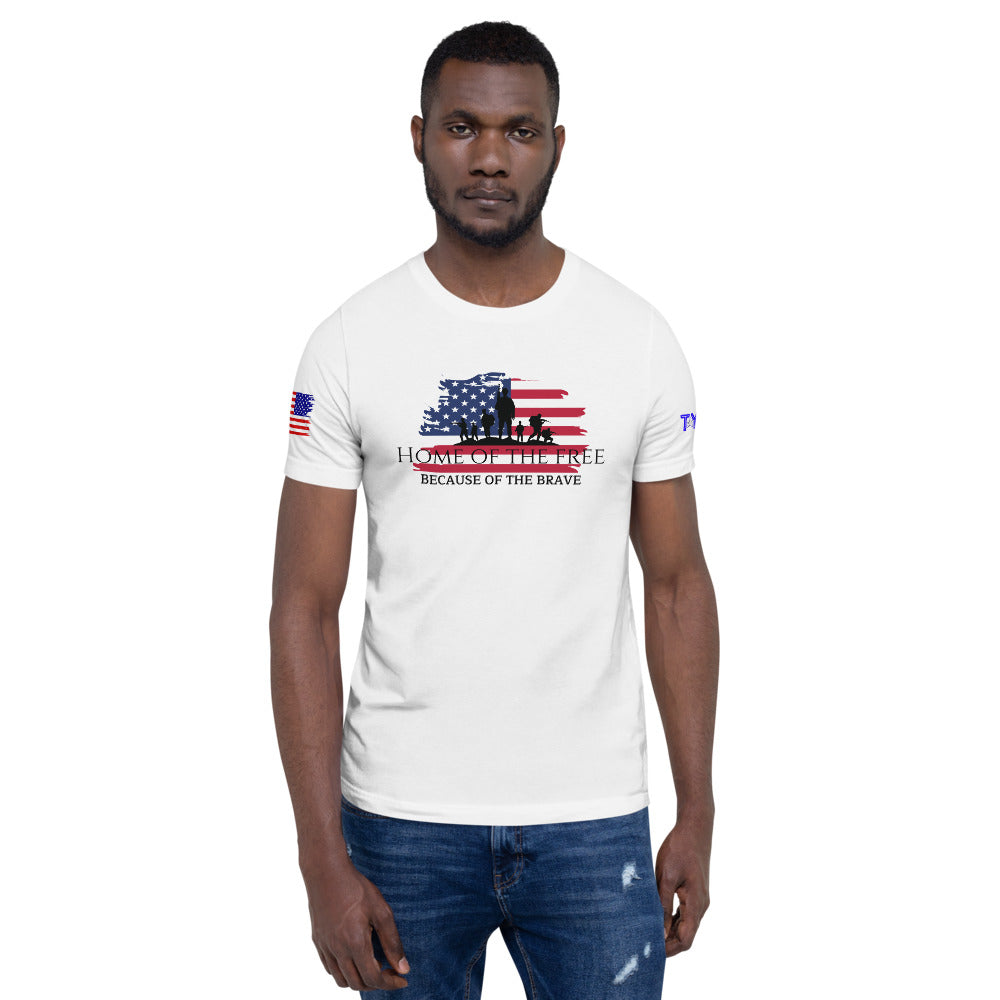Land of the Free Short-sleeve unisex t-shirt