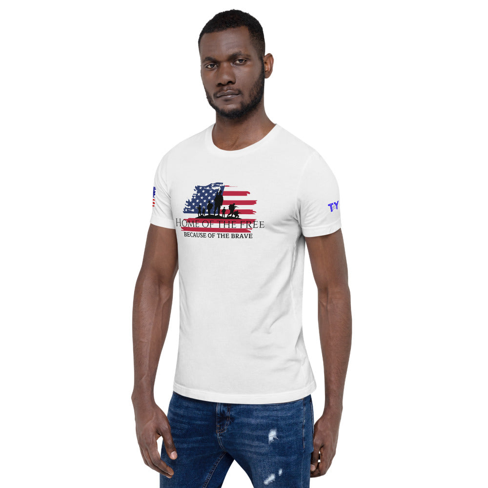 Land of the Free Short-sleeve unisex t-shirt