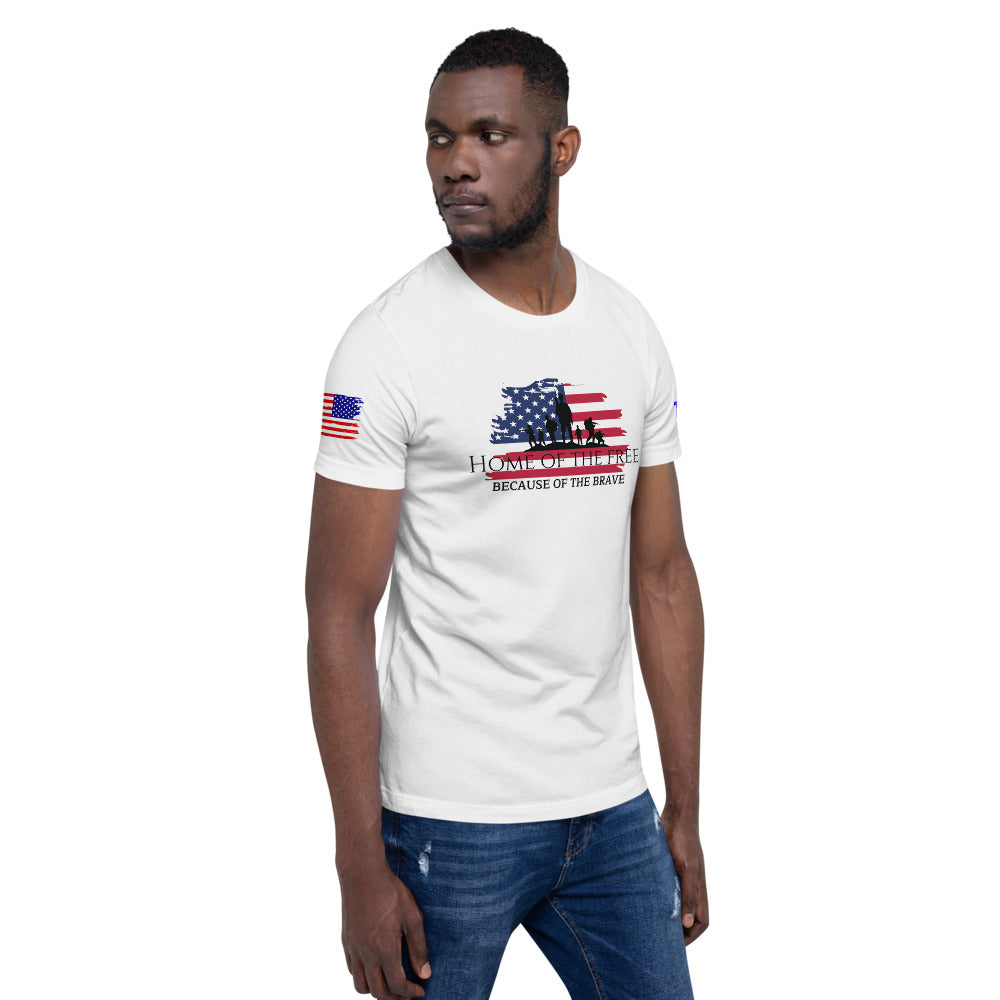Land of the Free Short-sleeve unisex t-shirt