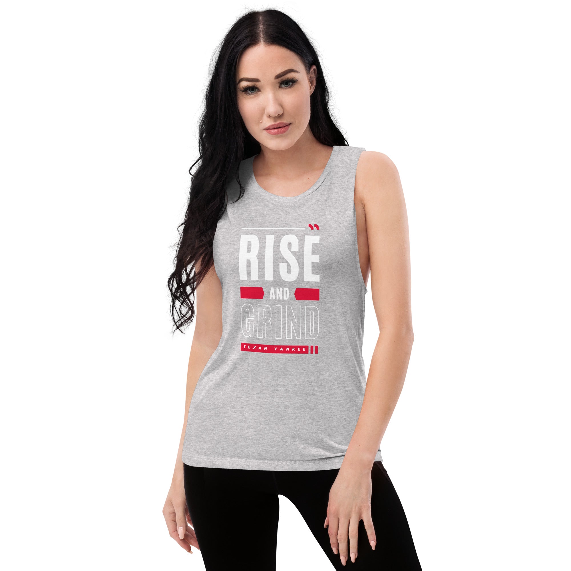 Rise and Grind Ladies’ Muscle Tank
