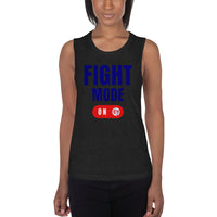 Fight Mode On Ladies’ Muscle Tank