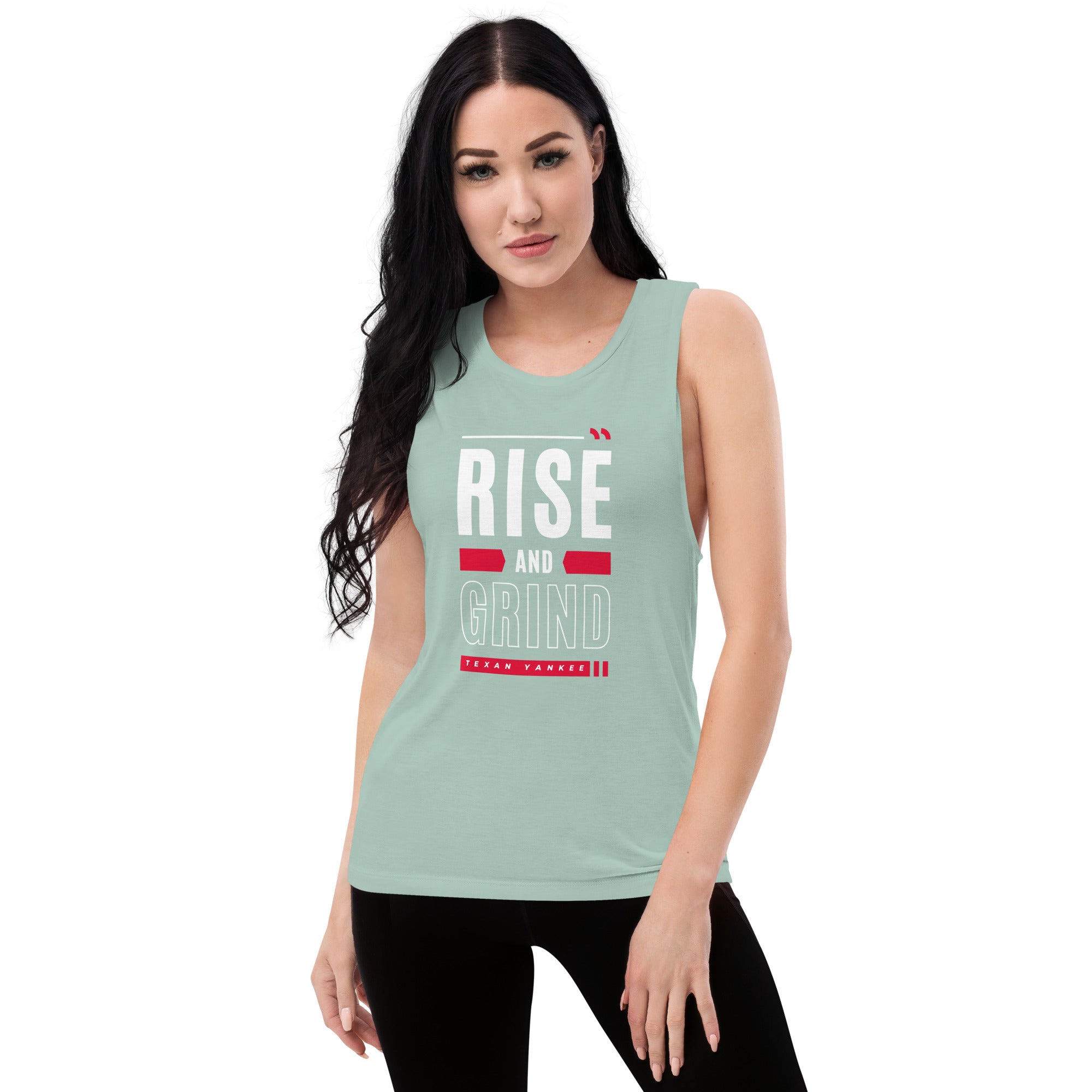 Rise and Grind Ladies’ Muscle Tank