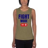 Fight Mode On Ladies’ Muscle Tank