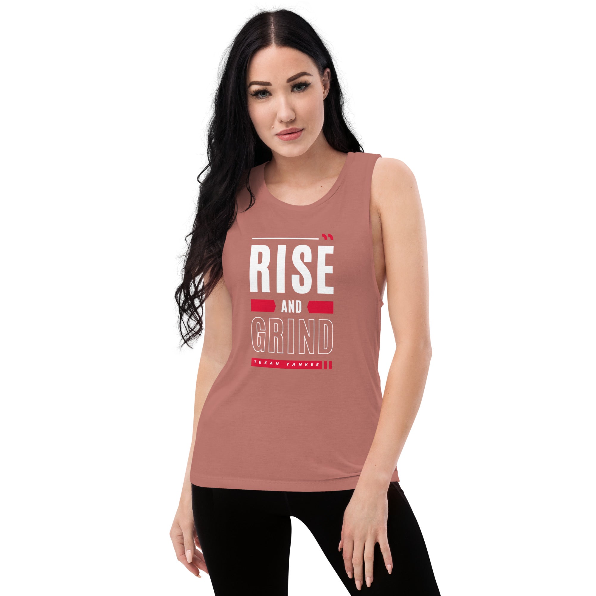 Rise and Grind Ladies’ Muscle Tank