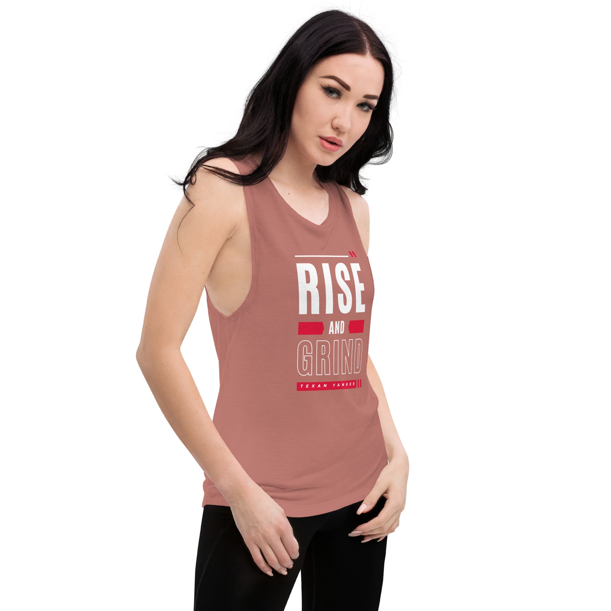 Rise and Grind Ladies’ Muscle Tank