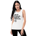 J C H U Ladies’ Muscle Tank