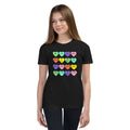Youth Texas Hearts Short Sleeve T-Shirt