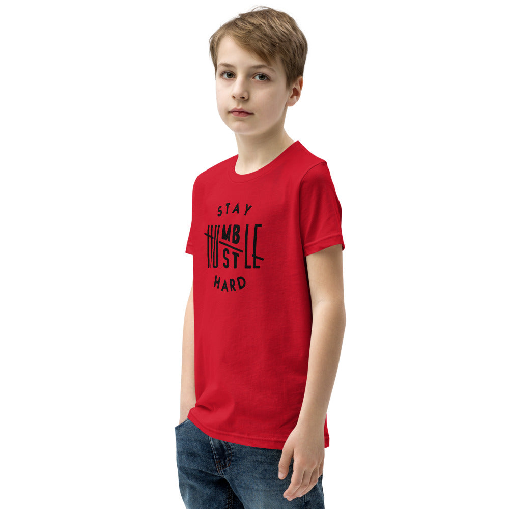 Stay Humble Hustle Hard Youth Short Sleeve T-Shirt